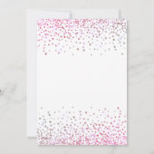 40と素晴らしい誕生日パーティー 招待状 (裏面)