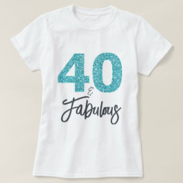 40と素晴らしい誕生日プレゼント Tシャツ