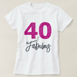 40と素晴らしい誕生日プレゼント Tシャツ