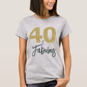 40と素晴らしい誕生日プレゼント Tシャツ