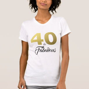 40と素晴らしい誕生日プレゼント Tシャツ