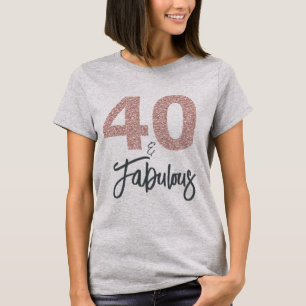 40と素晴らしい誕生日プレゼント Tシャツ