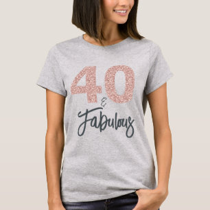 40と素晴らしい誕生日プレゼント Tシャツ