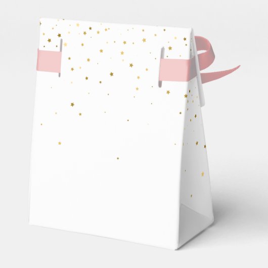 40と素晴らしい誕生日金ゴールドとブラックエレガント フェイバーボックス (裏面サイド)