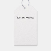 40と素晴らしい黒い金ゴールド誕生日 ギフトタグ (裏面)