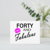 40と素晴らしい ポストカード (スタンド正面)