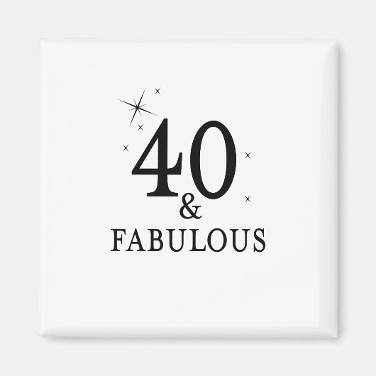 40と素晴らしい マグネット (正面)