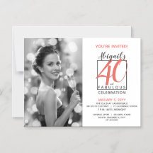 40と素晴らしい(任意の誕生日)お祝い🎂