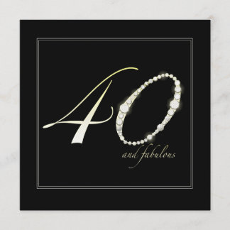 40と素晴らしい 招待状