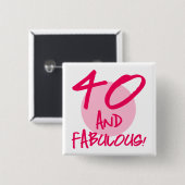 40と素晴らしい 缶バッジ (正面&裏面)