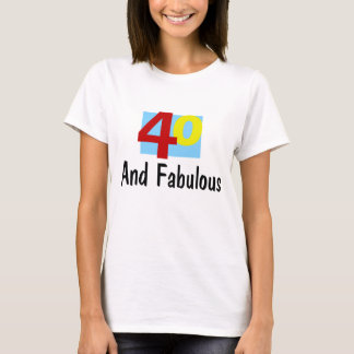 40と素晴らしい Tシャツ