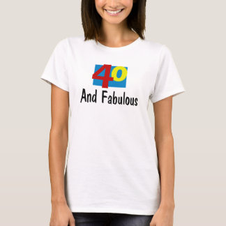 40と素晴らしい Tシャツ