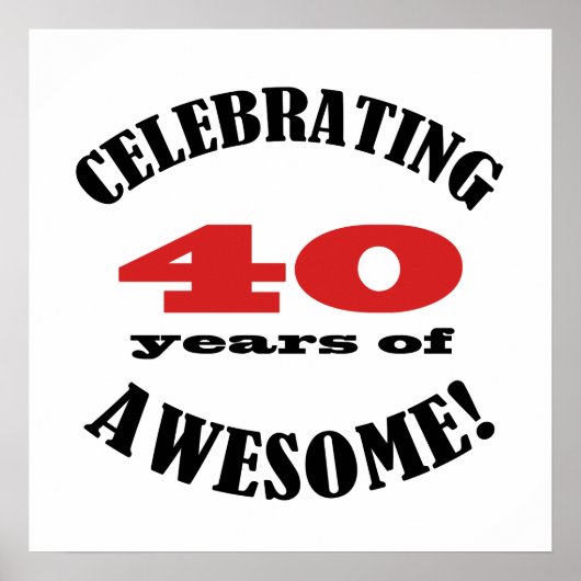 40と素晴らし! ポスター (正面)