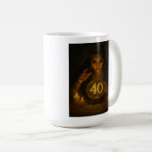 40のユーザー:誕生日Oracle Mug コーヒーマグカップ (正面右)
