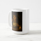 40のユーザー:誕生日Oracle Mug コーヒーマグカップ (正面左)