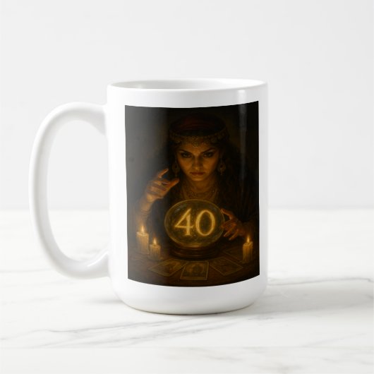 40のユーザー:誕生日Oracle Mug コーヒーマグカップ (左)