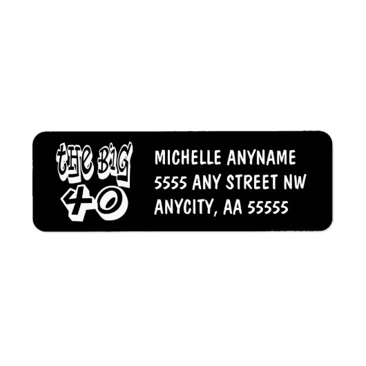 40の大物 ラベル (正面)