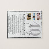 40の理由あなたへの贈り物を愛 ジグソーパズル (横)