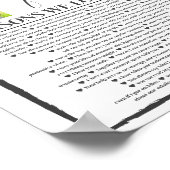 40の理由を愛するギフトアートポスター ポスター (角)