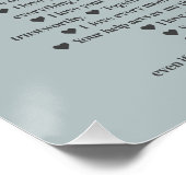 40の理由を愛するギフトアートポスター ポスター (コーナー)