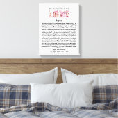 40の理由を愛する誕生日ギフトお母さん姉妹 キャンバスプリント (インサイチュ (寝室))