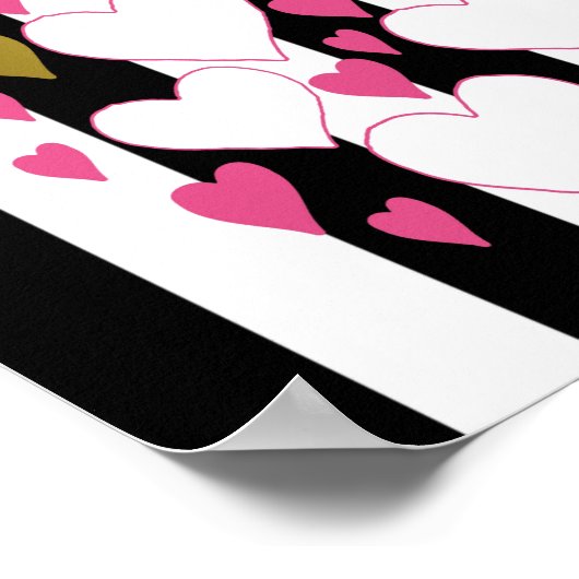 40の理由私たちはあなたを愛するギフト誕生日ゲストブック ポスター (角)