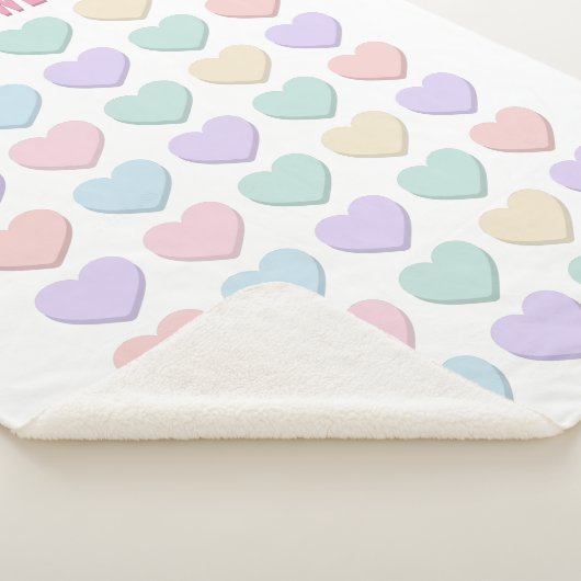 40の理由私たちはあなたを愛する – 40th誕生日プレゼント シェルパブランケット (3/4)