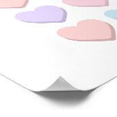 40の理由私たちはあなたを愛する – 40th誕生日プレゼント ポスター (角)