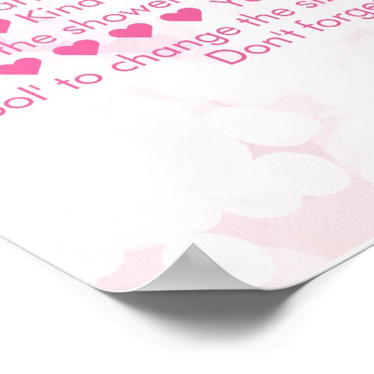 40の理由40th誕生日の写真ハートP ポスター (角)