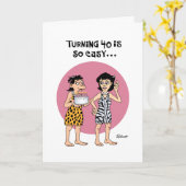 40はそういう簡単誕生日 カード (黄色い花)