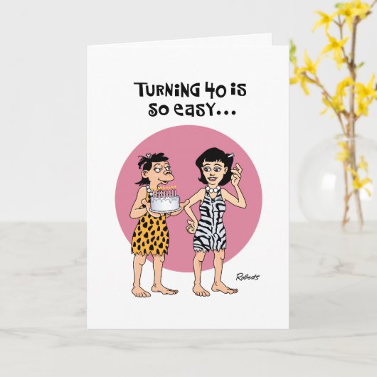 40はそういう簡単誕生日 カード (黄色い花)