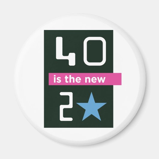 40は新しい20磁石 マグネット (正面)