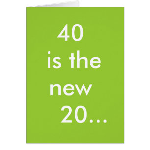 40は新しい20…です