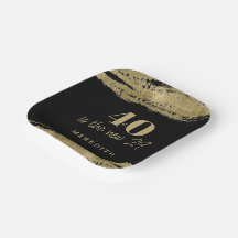 40は新しい29金ゴールドブラック40th誕生日パーティー