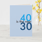 40は新しい30のがらくたのバースデー・カードのためのhoo光線です カード (黄色い花)