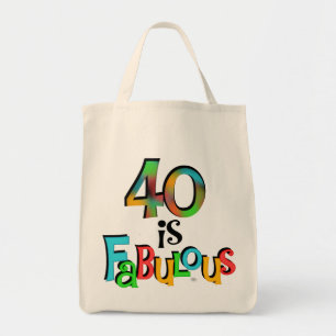 40は素晴らしい誕生日Tシャツとギフト トートバッグ
