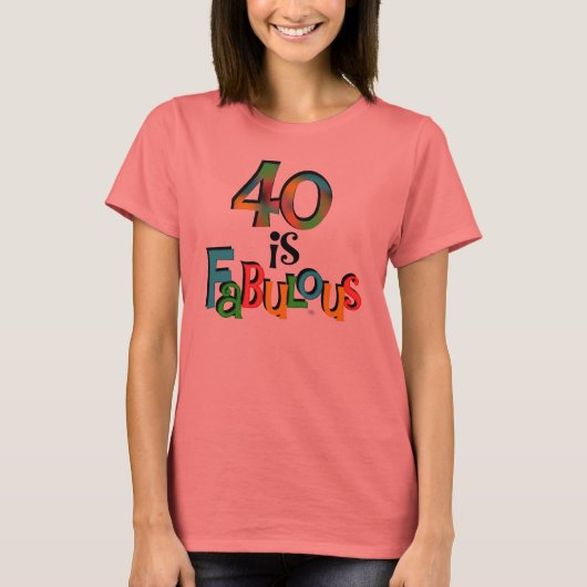 40は素晴らしい誕生日Tシャツとギフト Tシャツ (正面)