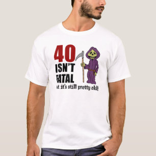 40は致命的ではないが、まだ死神の古い死神 Tシャツ