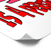 40は4パーフェクト10秒（ピンク） ポスター (角)