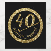 40まだスイングイン ワインラベル (シングルラベル)