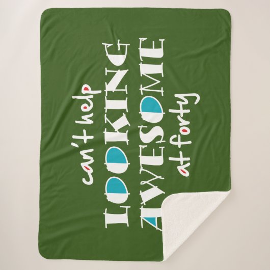 40を見救済てい素晴らしけない シェルパブランケット (正面)