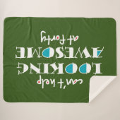 40を見救済てい素晴らしけない シェルパブランケット (正面(横))