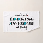 40を見救済てい素晴らしけない バスタオルセット (ハンドタオル)