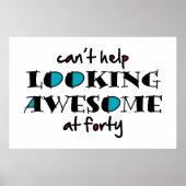 40を見救済てい素晴らしけない ポスター (正面)