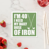 40アイアンゴルファーの毎日のパーティーナプキン スタンダードカクテルナプキン (インサイチュ)