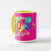 40アンド素晴らしいおもしろい誕生日マグ マグカップ (正面左)