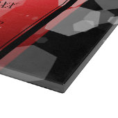 40エレガントth 80th Rubyの結婚記念日 カッティングボード (角)