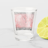 40エレガントth 80th Rubyの結婚記念日 ショットグラス (裏面)