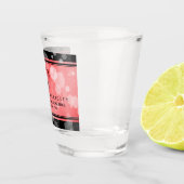 40エレガントth 80th Rubyの結婚記念日 ショットグラス (右)