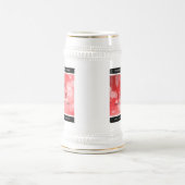 40エレガントth 80th Rubyの結婚記念日 ビールジョッキ (中央)